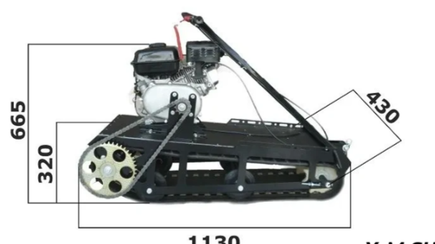 Мотобуксировщик XTREME-MOTORS "Конек-Горбунок" 6.5 л.с. в Коврове