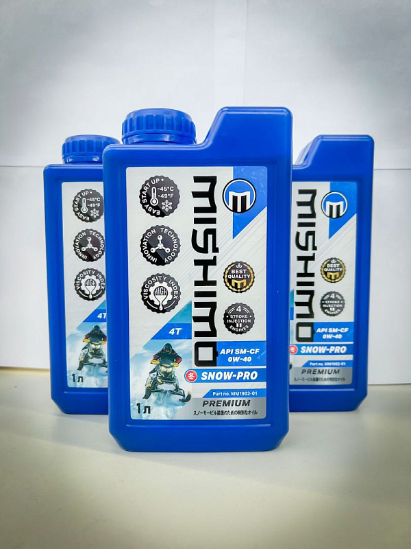 Масло синтетическое MISHIMO SNOW-PRO PREMIUM 4Т (SAE 0W-40 API SL/SJ/CF) в Коврове