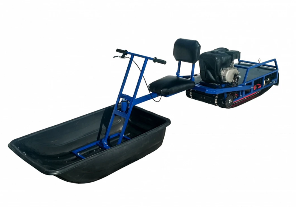 Мотобуксировщик толкач Альбатрос-XL8 с модулем. С фарой, тележки в Коврове