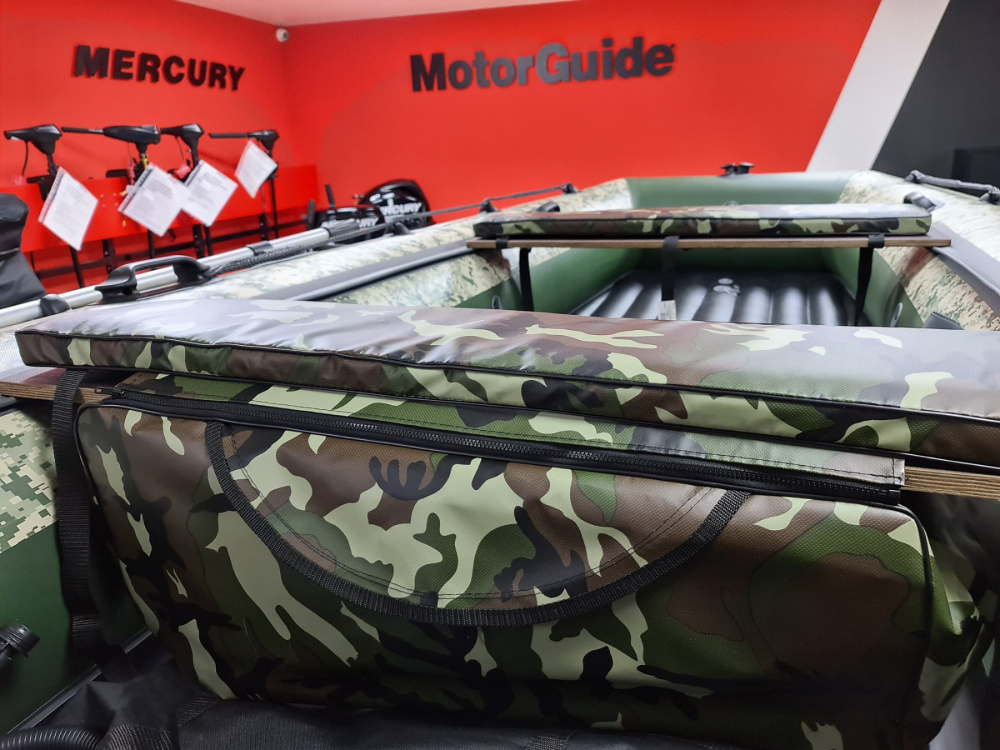 КОМПЛЕКТ МЯГКИХ НАКЛАДОК С СУМКОЙ ДЛЯ ЛОДОК 105Х20 КАМУФЛЯЖ в Коврове