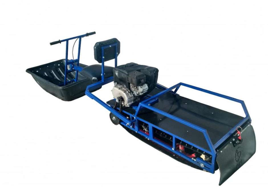 Мотобуксировщик толкач Альбатрос-XL8 с модулем. С фарой, тележки в Коврове