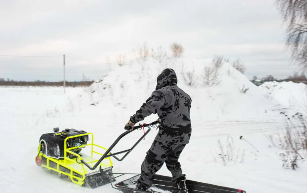 Мотобуксировщик Бурлак ХОЗЯИН-1 (капот металл) в Коврове