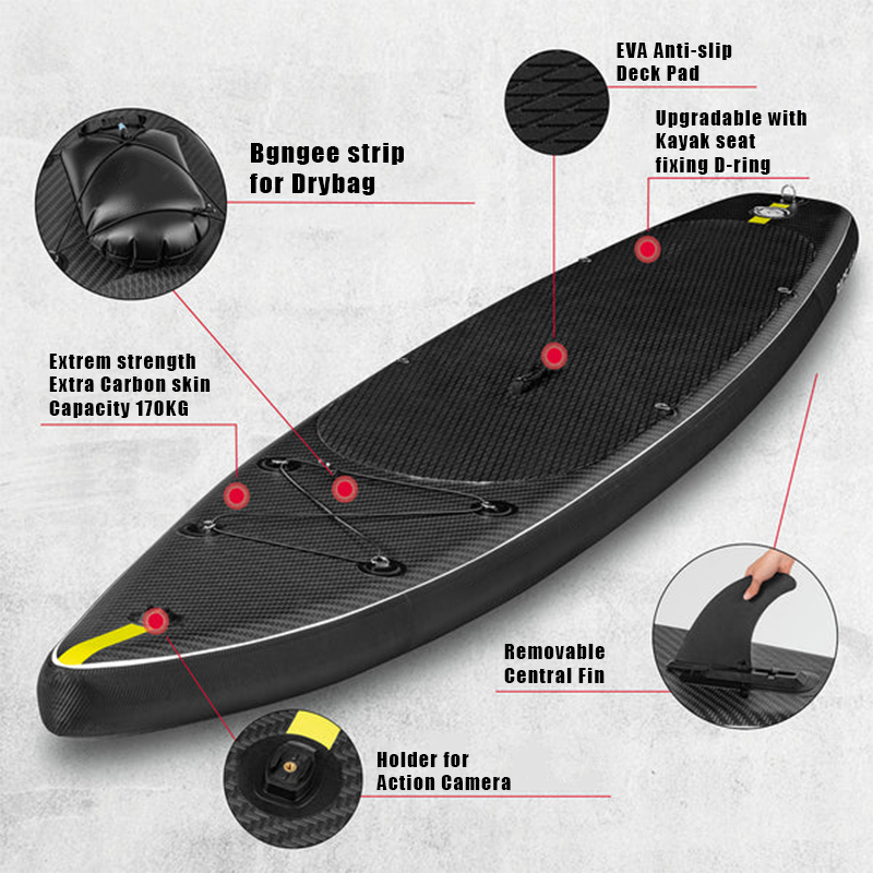 SUP (САП) ДОСКА MISHIMO CARBON DARKSIDE 10.6’ (325СМ) в Коврове