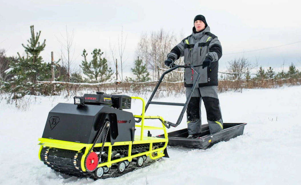 Мотобуксировщик Бурлак ХОЗЯИН-1 (капот металл) в Коврове
