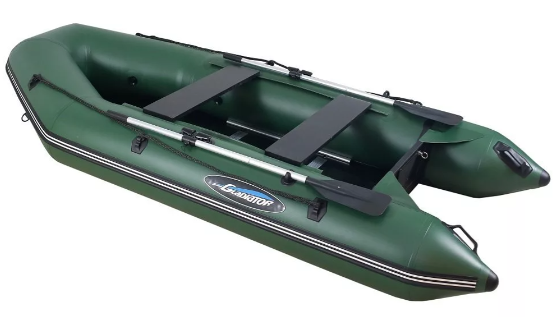 МОТОРНО-ГРЕБНАЯ ЛОДКА ПВХ GLADIATOR А 340 ТК С ФАНЕРНЫМ ПОЛОМ в Коврове