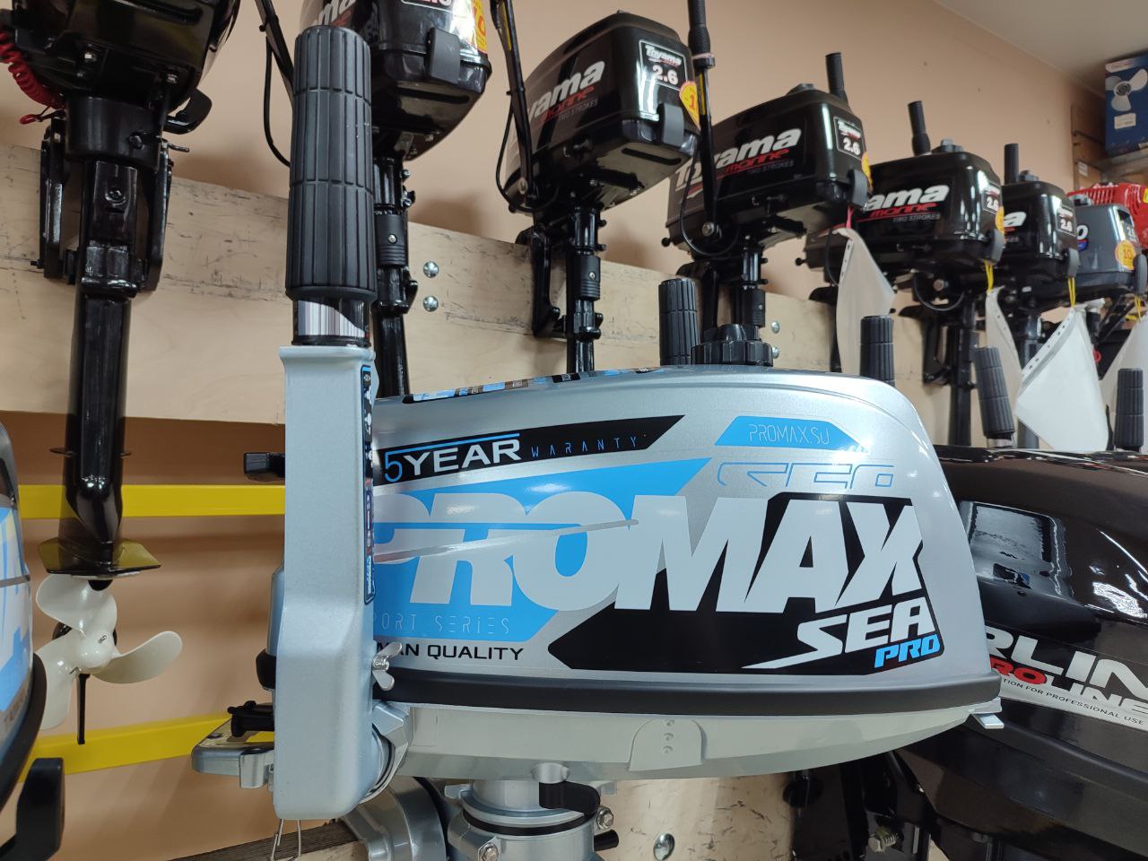 Лодочный мотор PROMAX SP5FHS (внешний бак 12 л) в Коврове