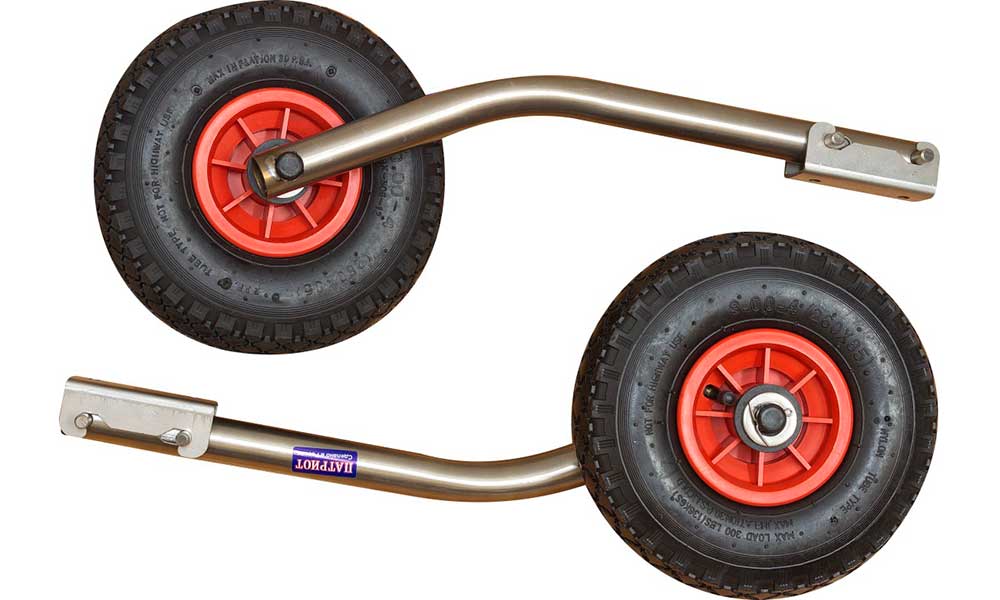 Транцевые колеса модульные удлиненные из нержавеющей стали в Коврове