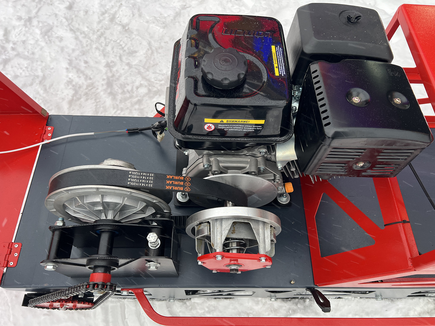 Мотобуксировщик EX-MOTO SNOWDOG S500 15л.с в Коврове