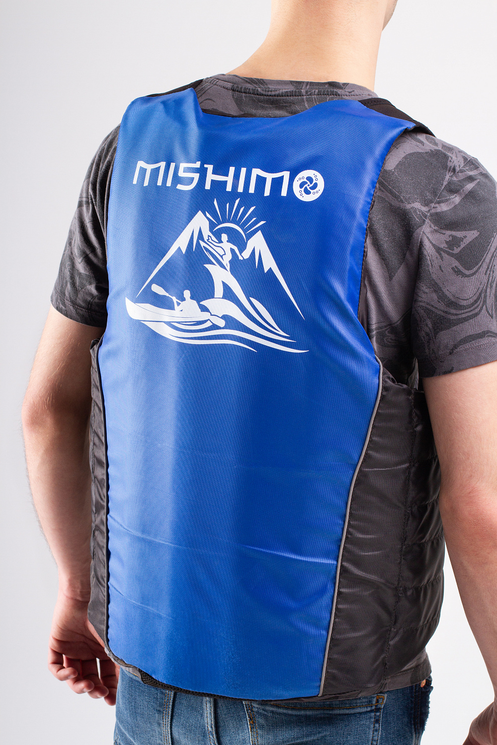 Жилет спасательный MISHIMO PRO Премиум качества Черно-синий в Коврове